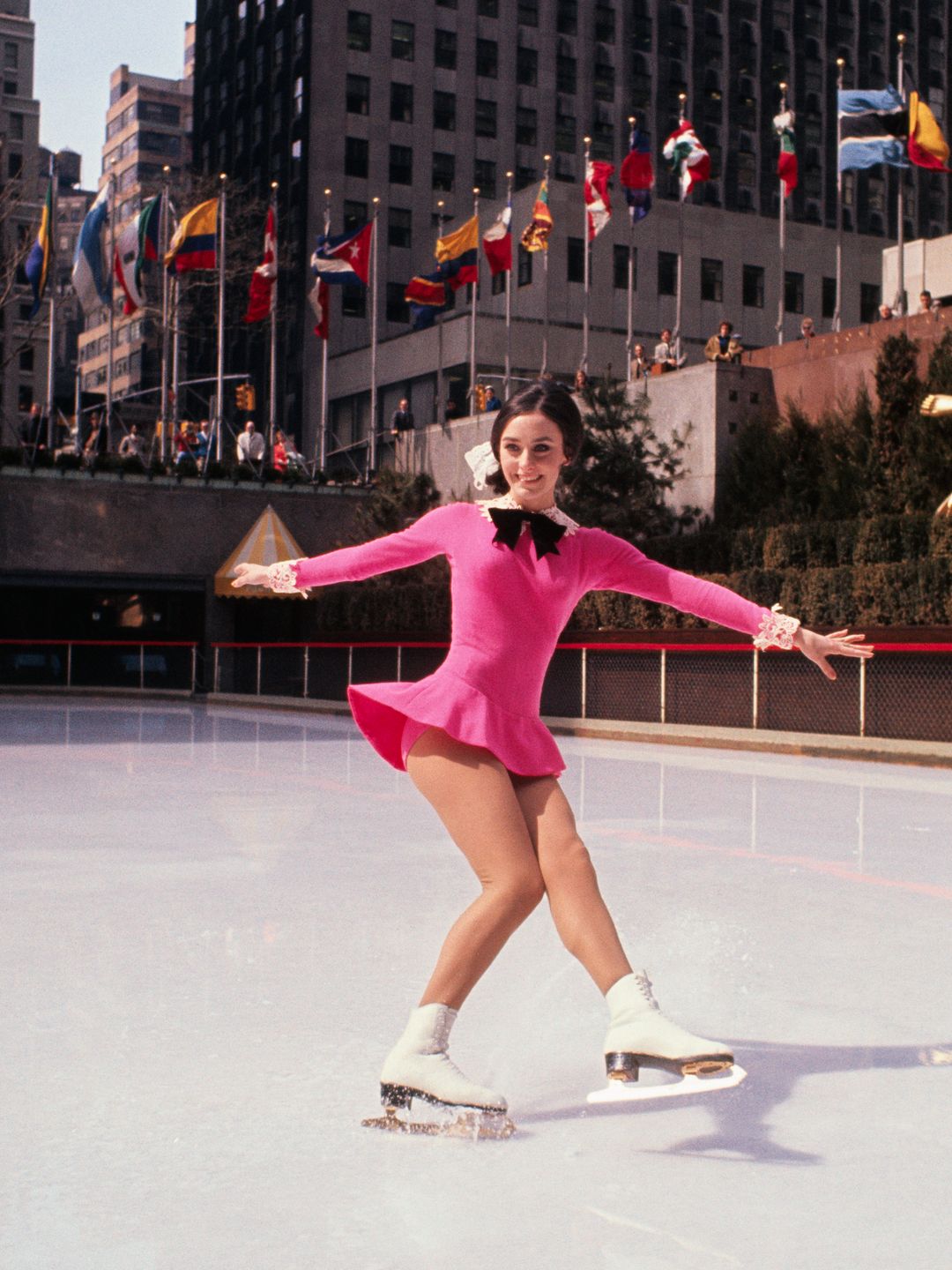 Peggy Fleming winning a Gold Medal at the 1968 Winter Olympics in New York April 10th, 1968