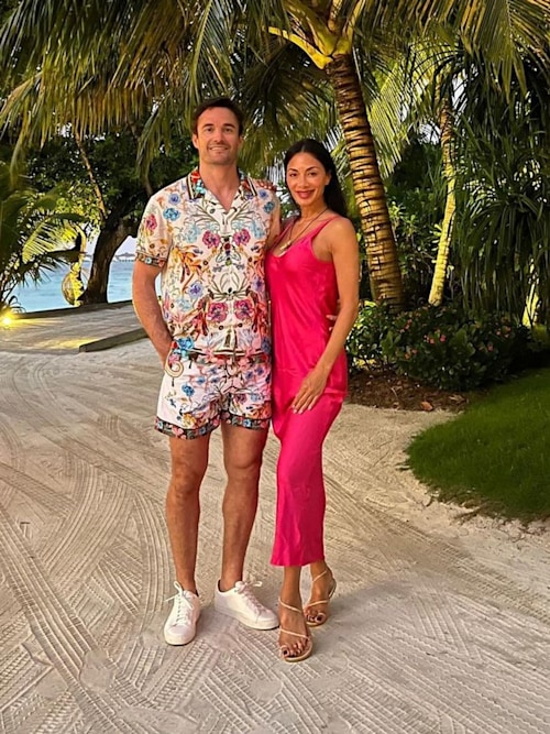nicole scherzinger and thom evans in the maldives 