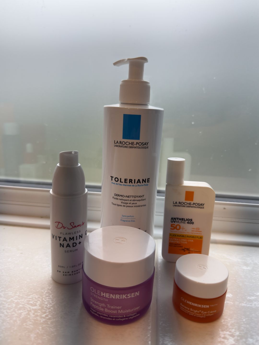 Lucy swears by the Toleriane cleanser by la Roche Posay