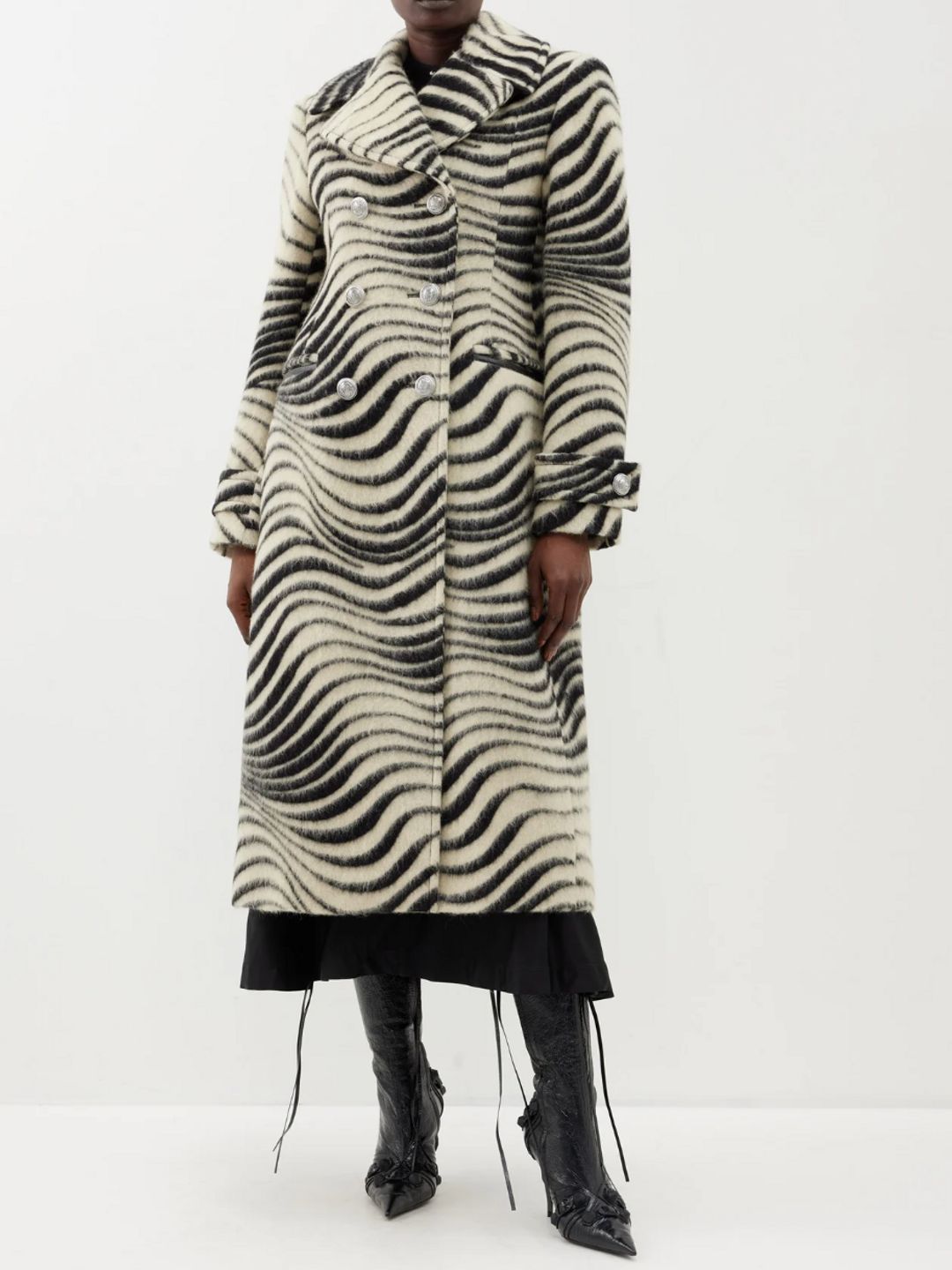 Zebra print coat 