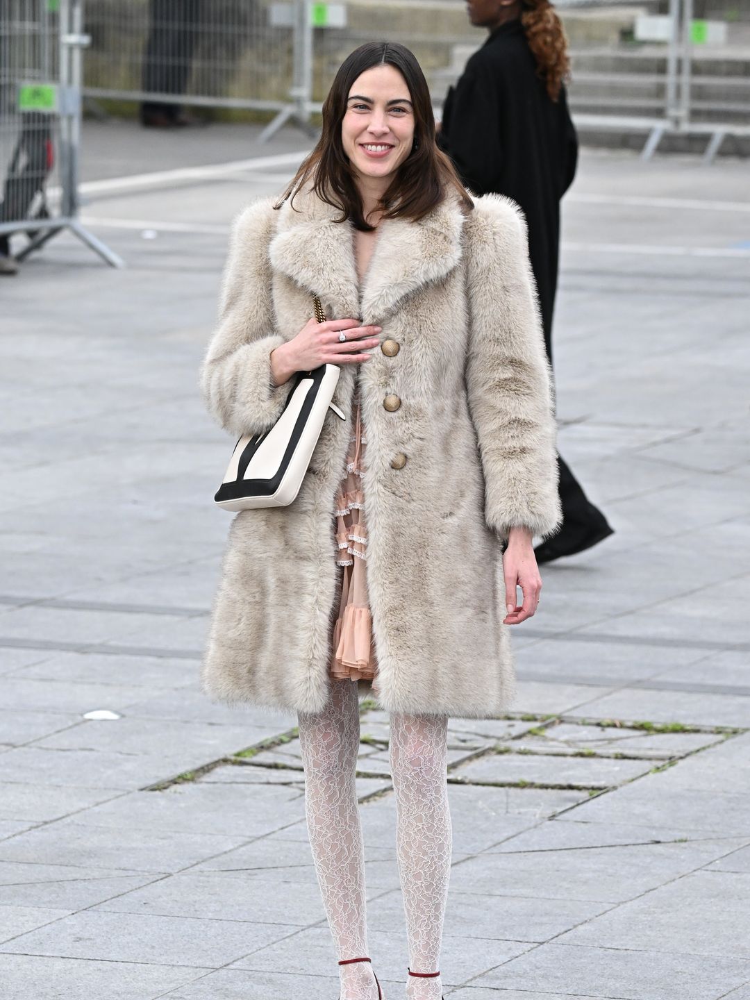 Alexa Chung attends the Valentino Womenswear Fall/Winter 2025-2026 show as part of Paris Fashion Week on March 09, 2025 in Paris, France. (Photo by Stephane Cardinale - Corbis/Corbis via Getty Images)