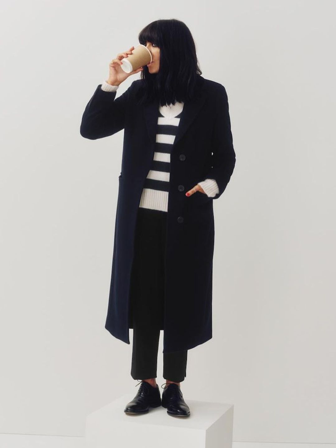 Claudia Winkleman dalam iklan Marks & Spencer 