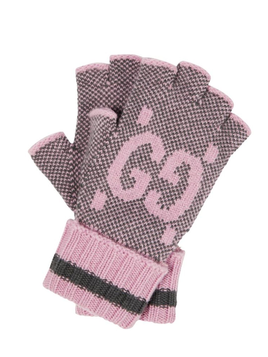 Pink Gucci gloves 