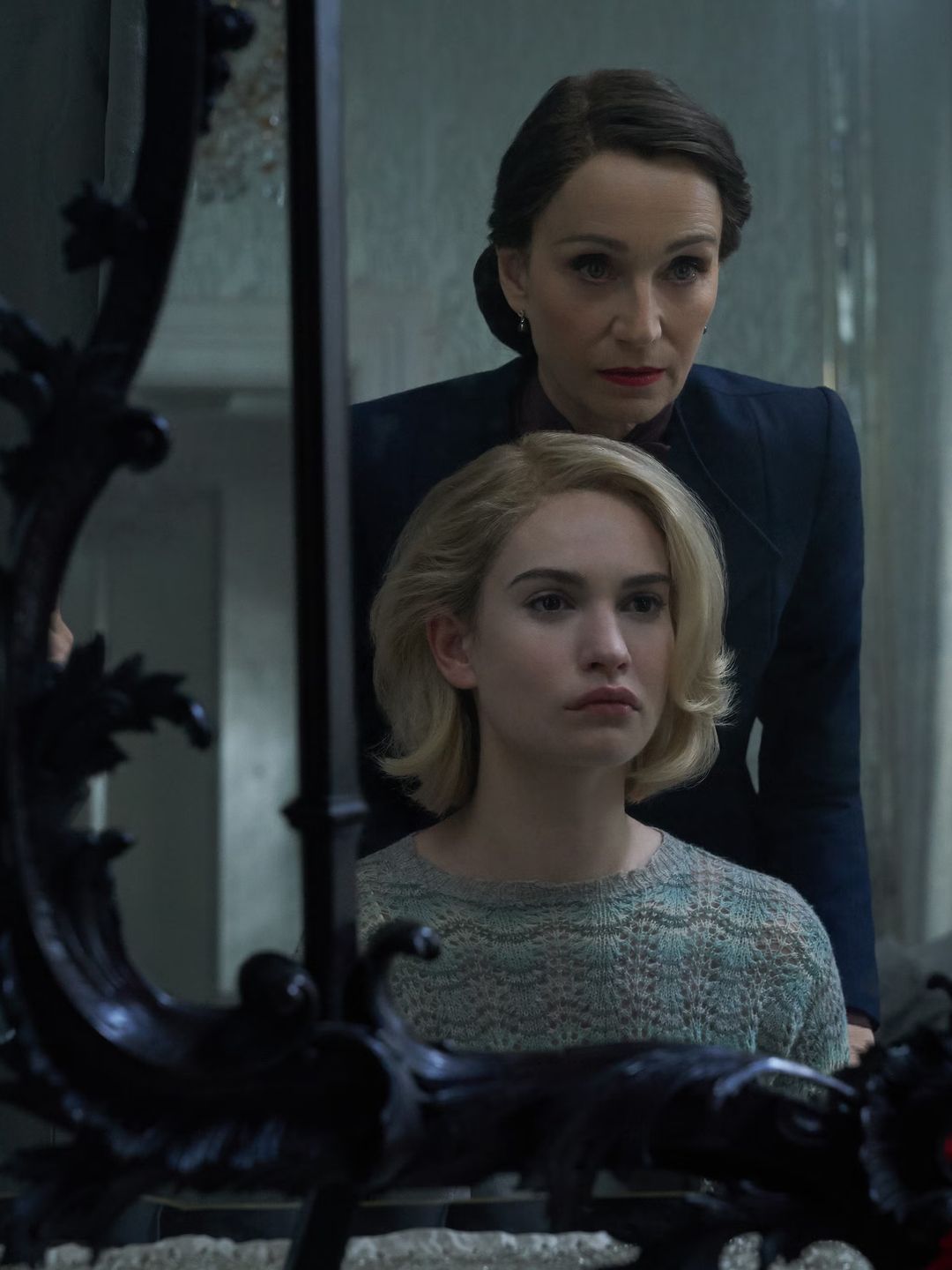 Kristin Scott Thomas and Lily James previously worked together in the 2020 adaptation of Rebecca