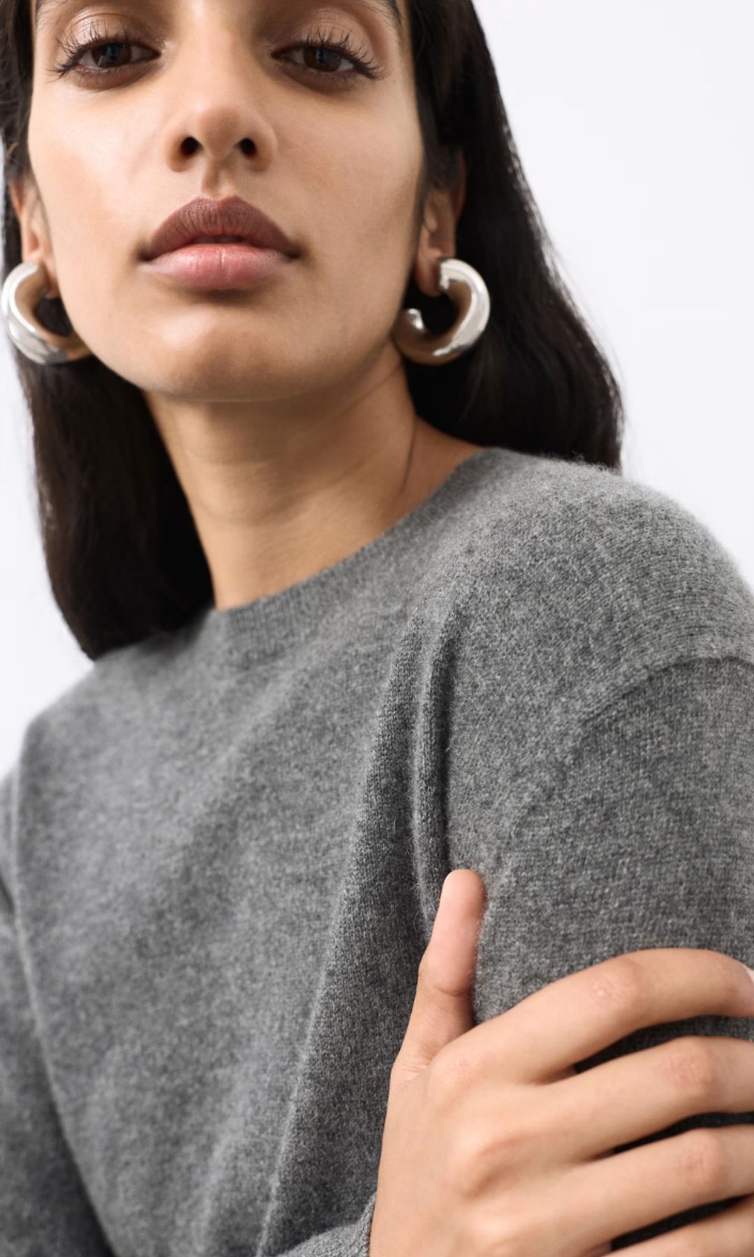 Col rond en cachemire M&S