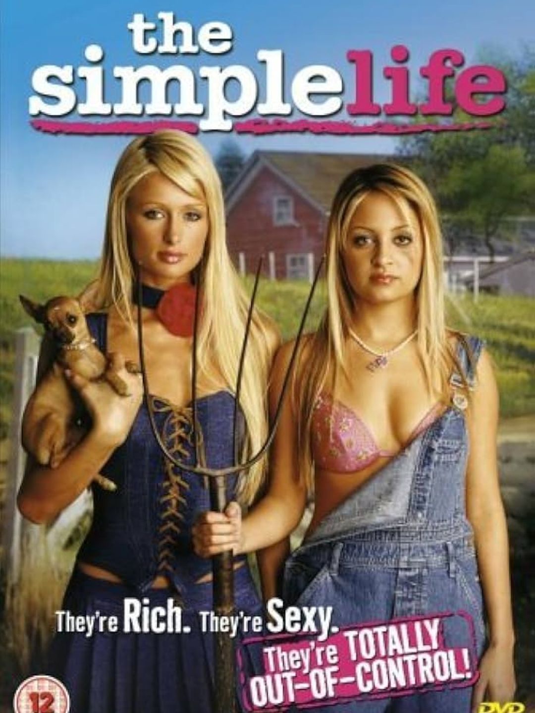 Paris and Nicole's cover image for season 1 of The Simple Life