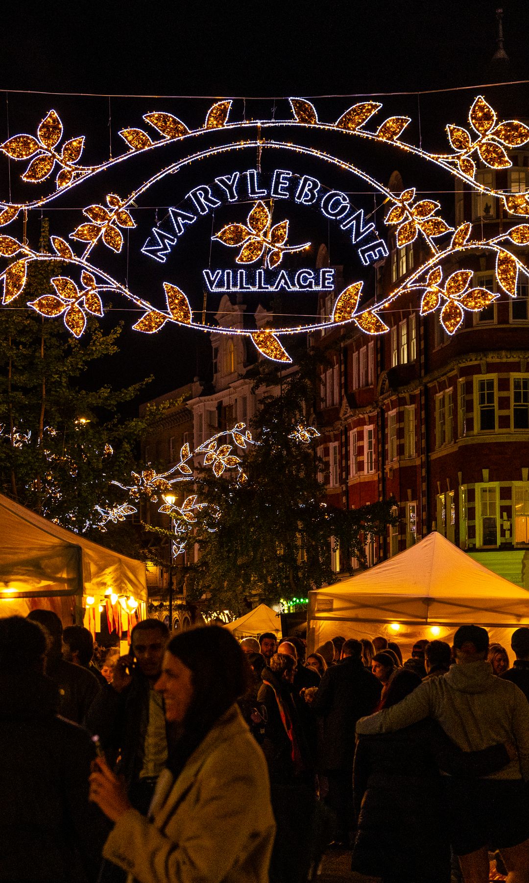Marylebone Village Christmas Light Switch-On