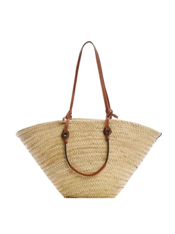 Mango Raffia Tote Bag 