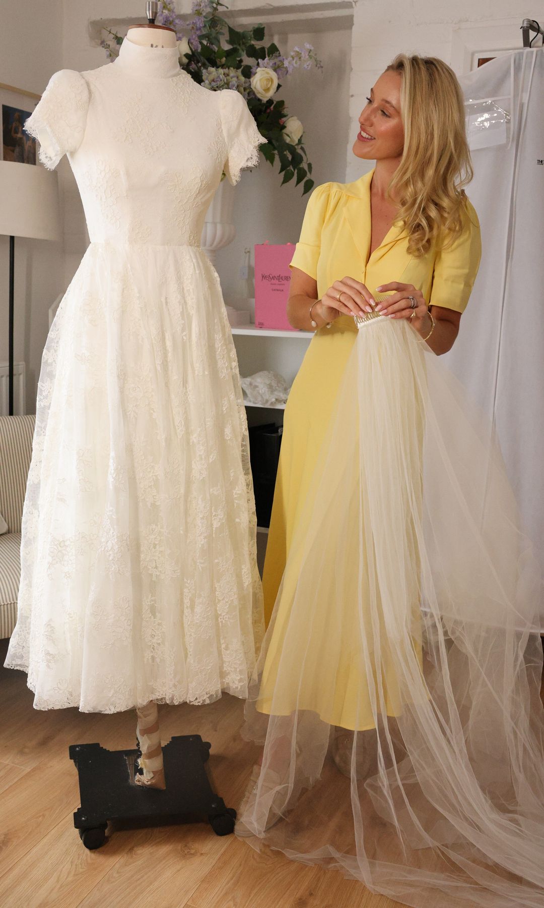 She turned to the team at The Modiste to create her dream Ascot dress