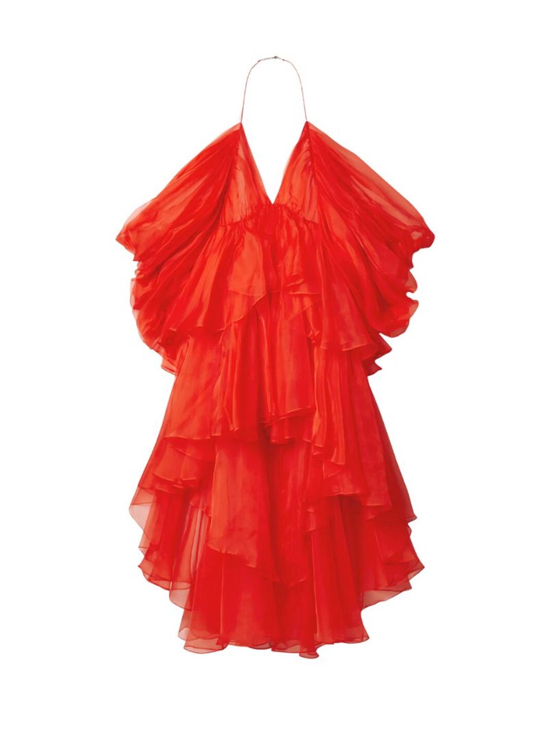 Zimmermann red voluminous dress 