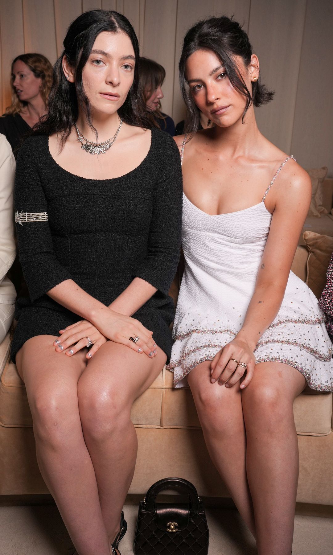 Lorde, Gracie Abrams at the Chanel show as part of Haute Couture Fall/Winter 2025 on July 08, 2025 in Paris, France