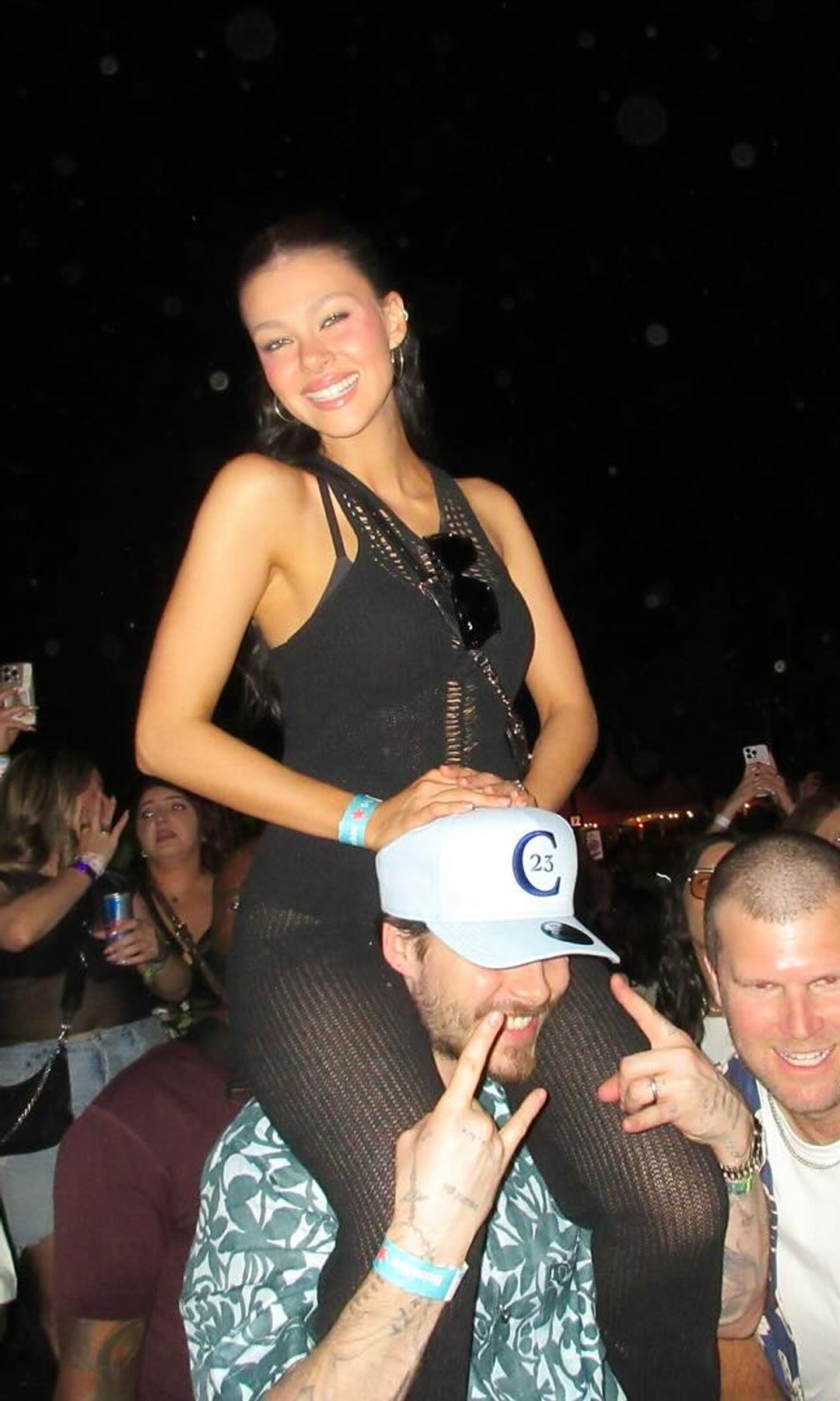 Nicola and Brooklyn Peltz Beckham are seen partying at Coachella 2025