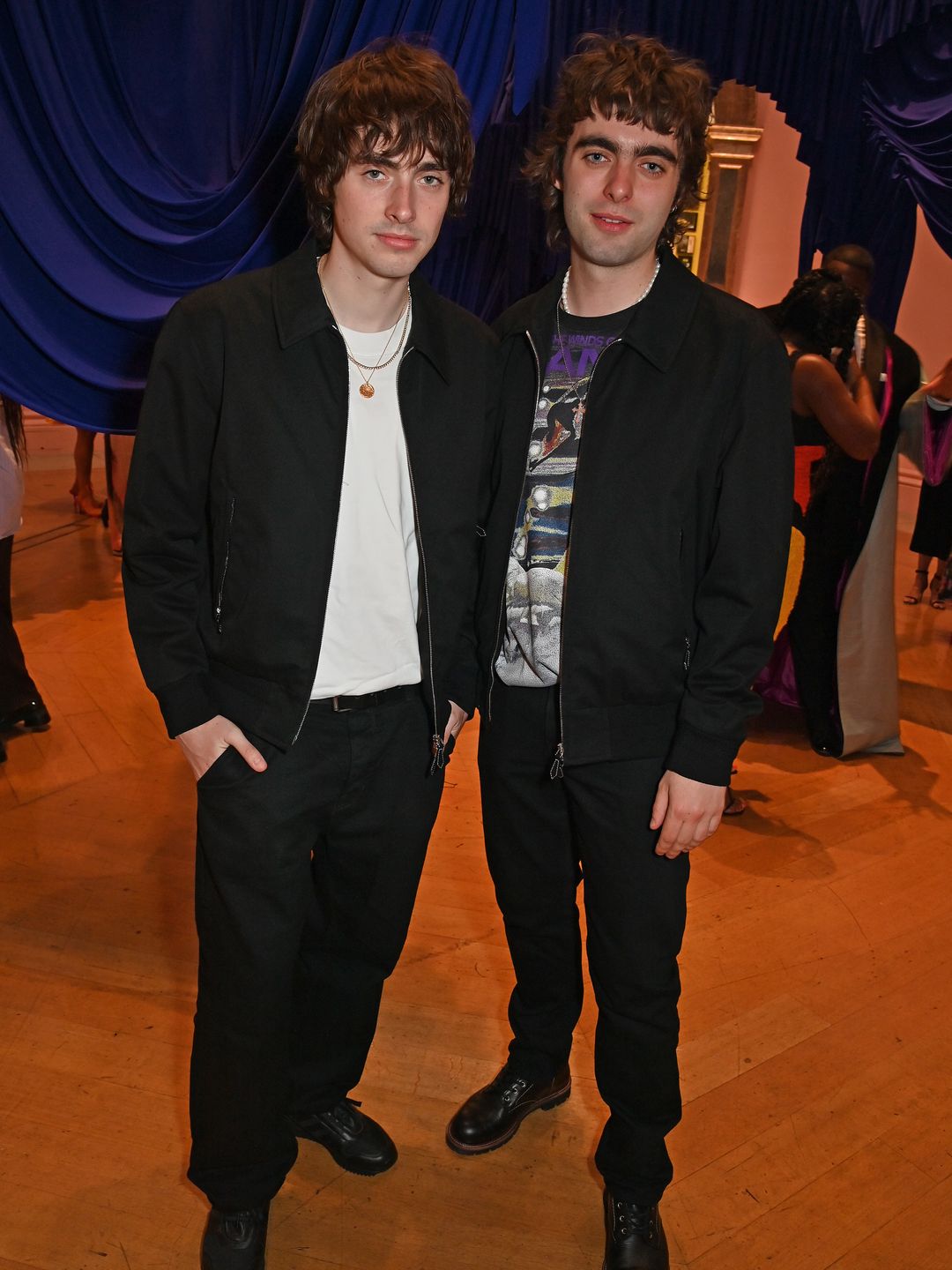 Gene Gallagher and Lennon Gallagher attend the Royal Academy Of Arts Summer Exhibition 
