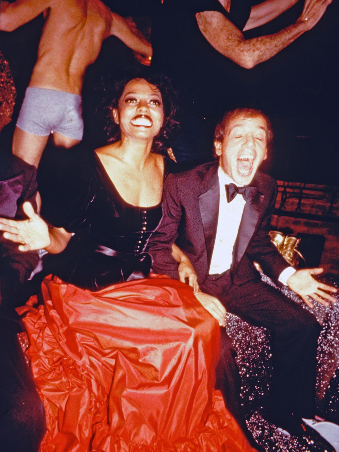 Diana Ross and club owner Steve Rubell, December 31, 1978.