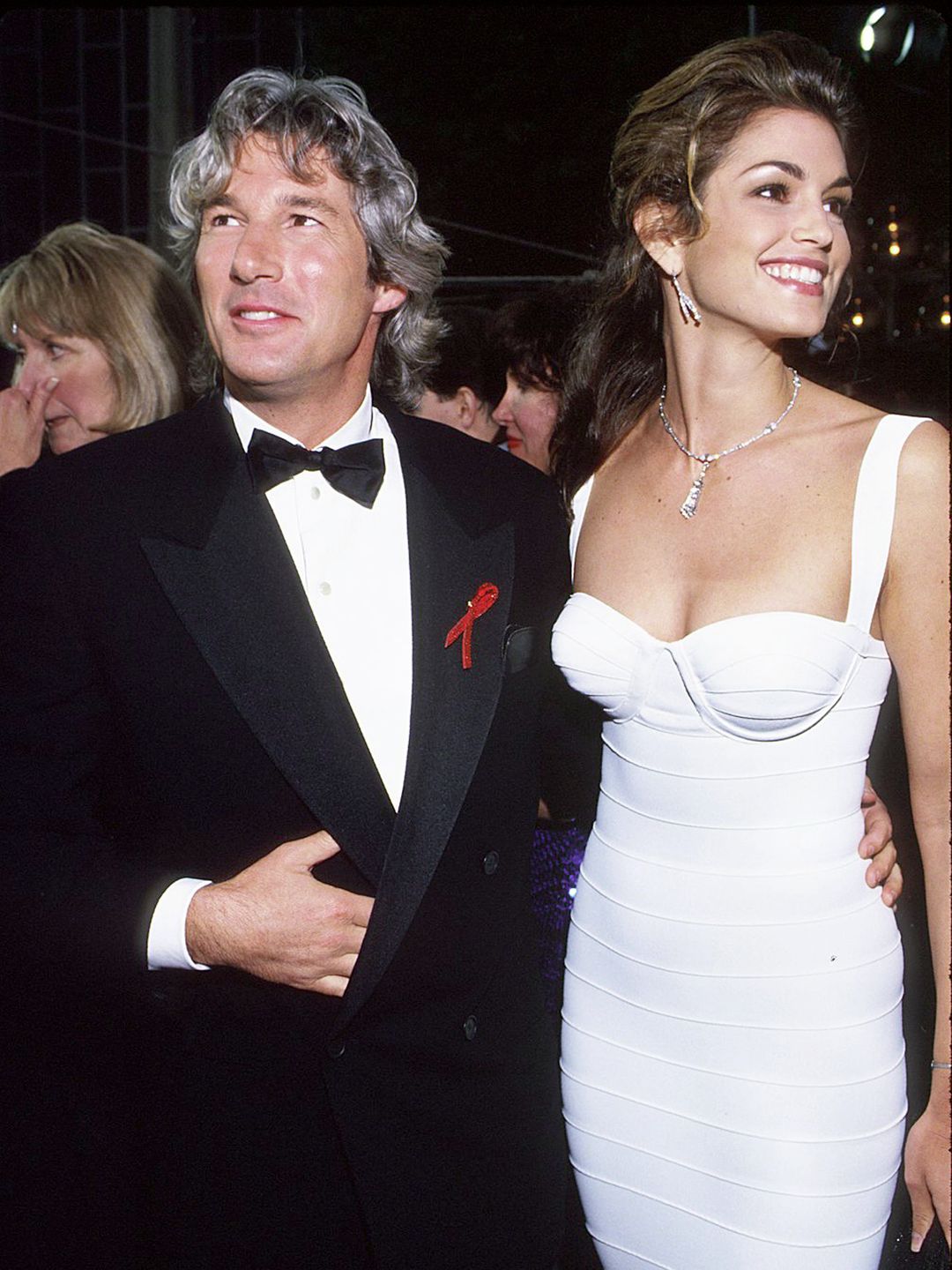 Richard Gere & Cindy Crawford during 65th Annual Academy Awards at the Shrine Auditorium in Los Angeles, California