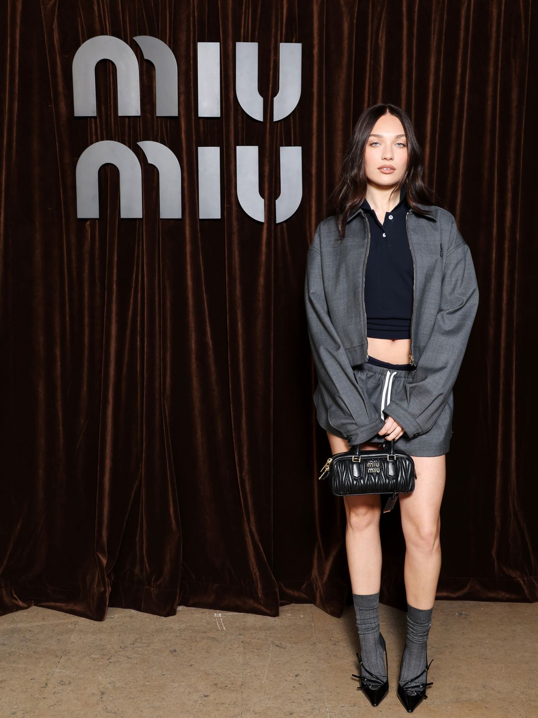 Maddie Ziegler attends the Miu Miu Womenswear Fall/Winter 2024-2025 show