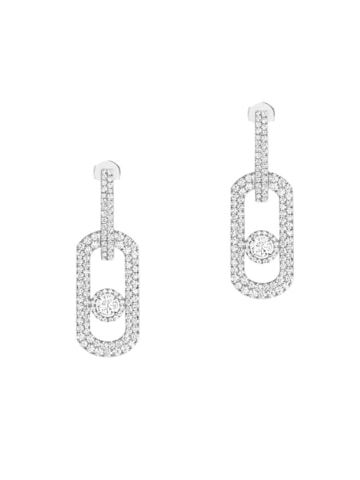 Messika silver earrings 