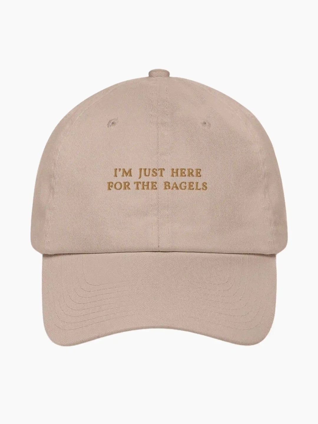 "I'm Just Here For The Bagels" Cap - The Refined Spirit