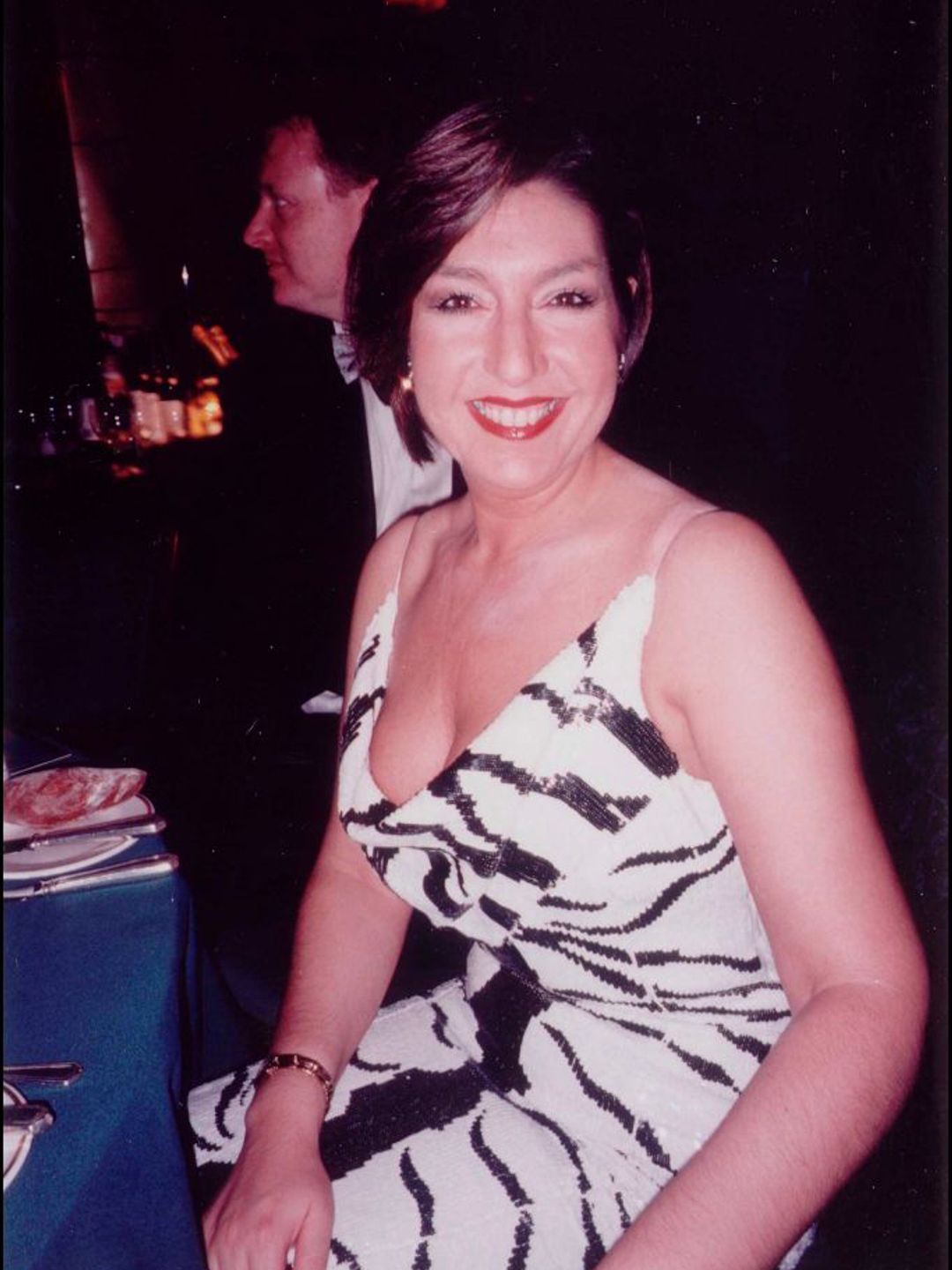 Jane McDonald pictured at the BAFTAs in 1999