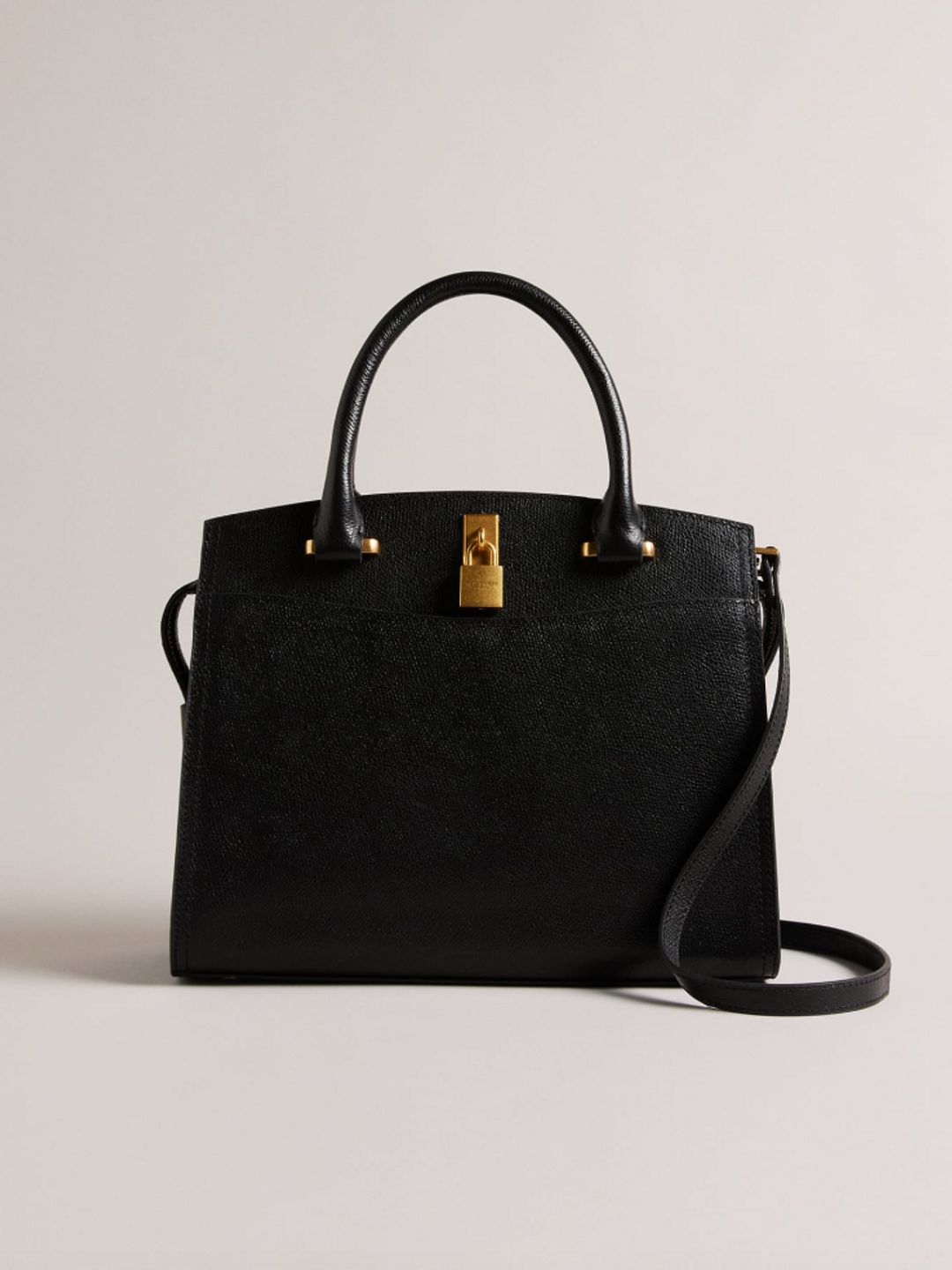 Myfair Medium Leather Padlock Handbag