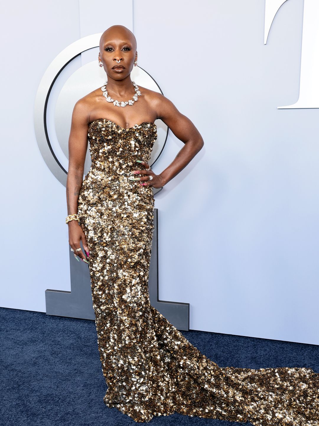 Cynthia Erivo comparece ao 77º Tony Awards anual no David H. Koch Theatre no Lincoln Center em 16 de junho de 2024 na cidade de Nova York.