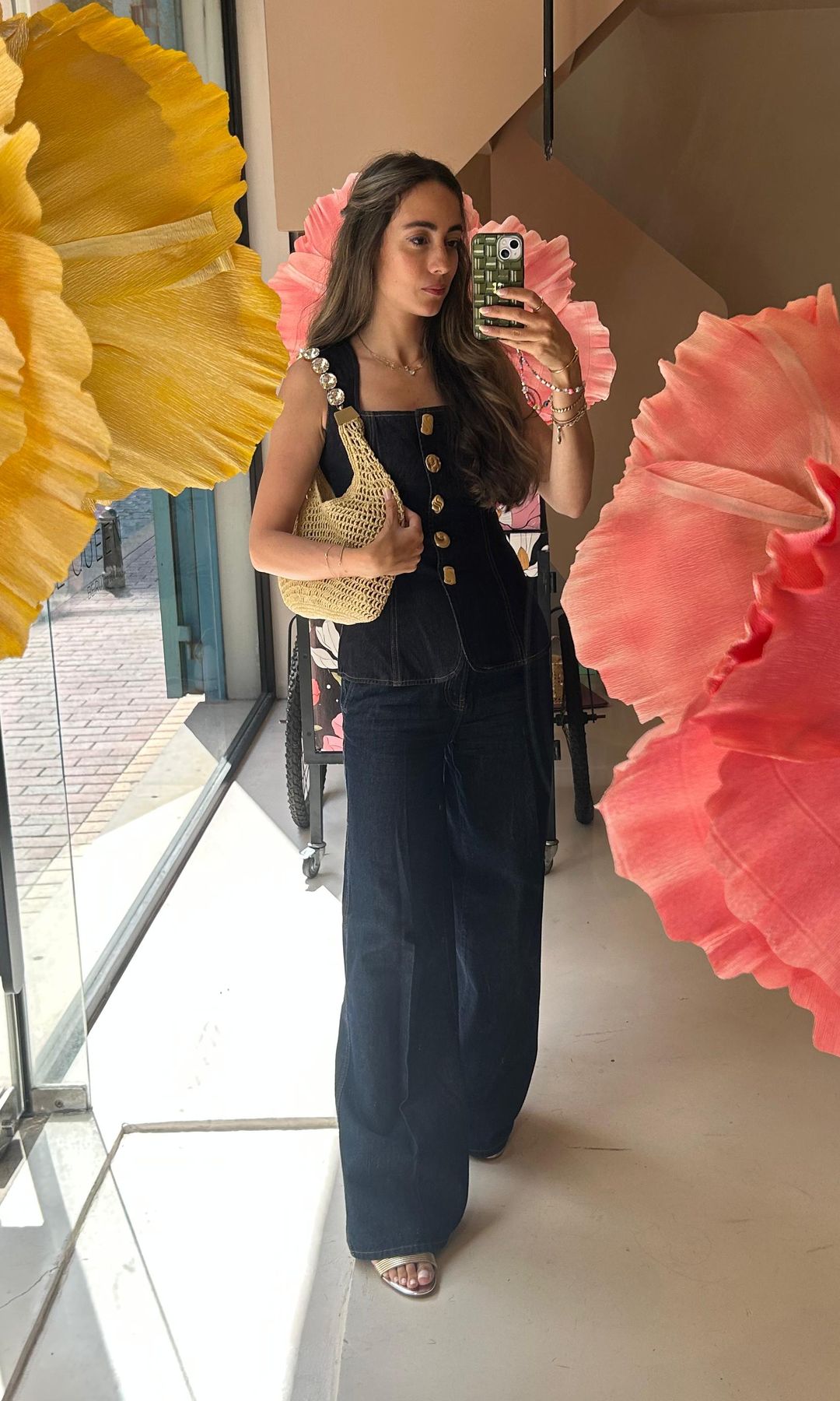 Double denim Ariazaki Selfie