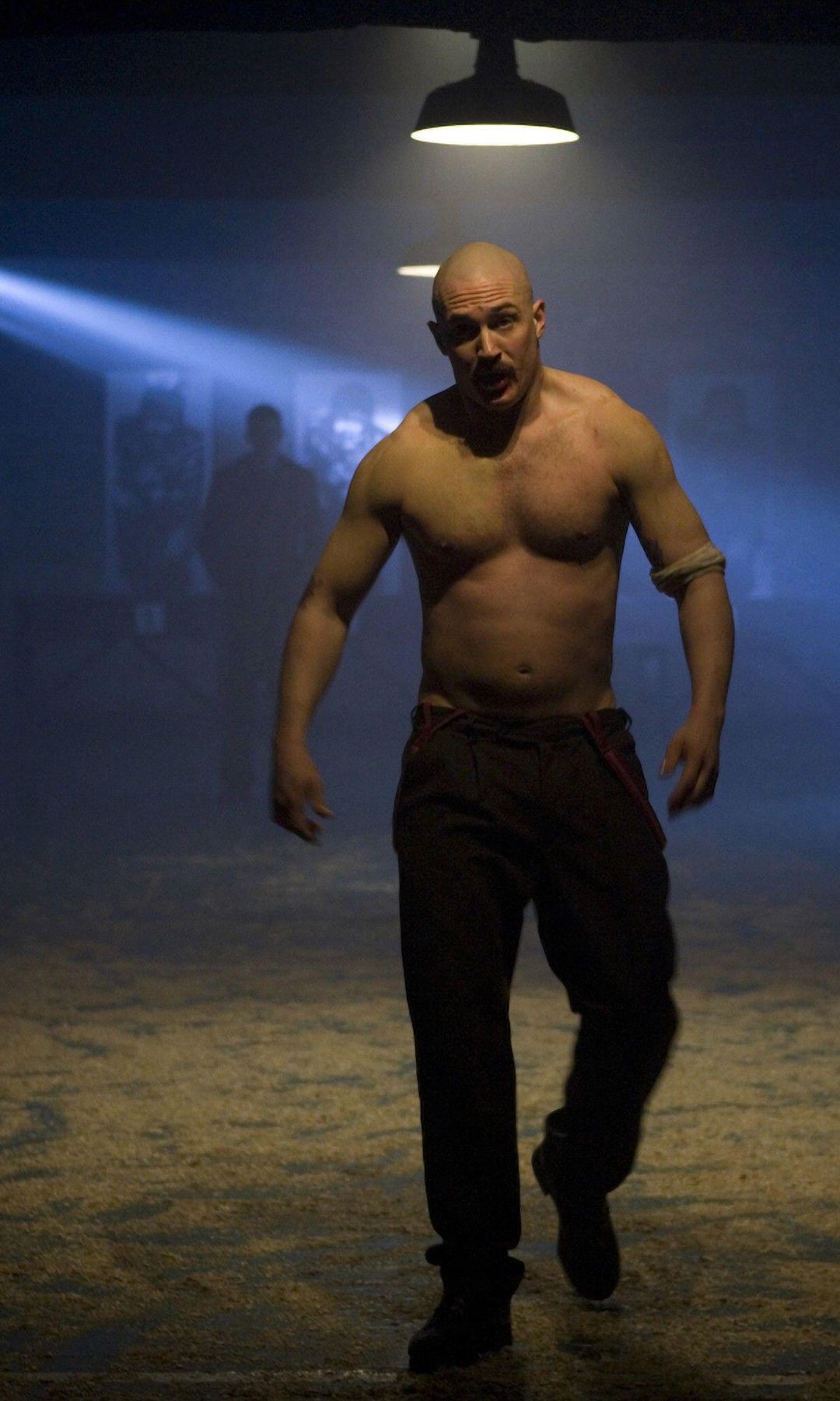 Tom Hardy playing Charles Bronson in Bronson