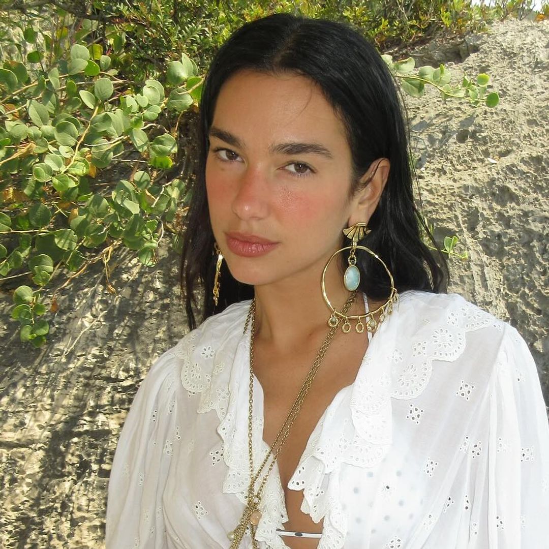Dua Lipa's plunging backless beaded birthday dress is a milestone style statement