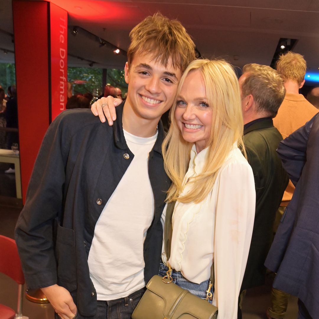 Emma Bunton and teen son Beau make rare appearance at Wimbledon