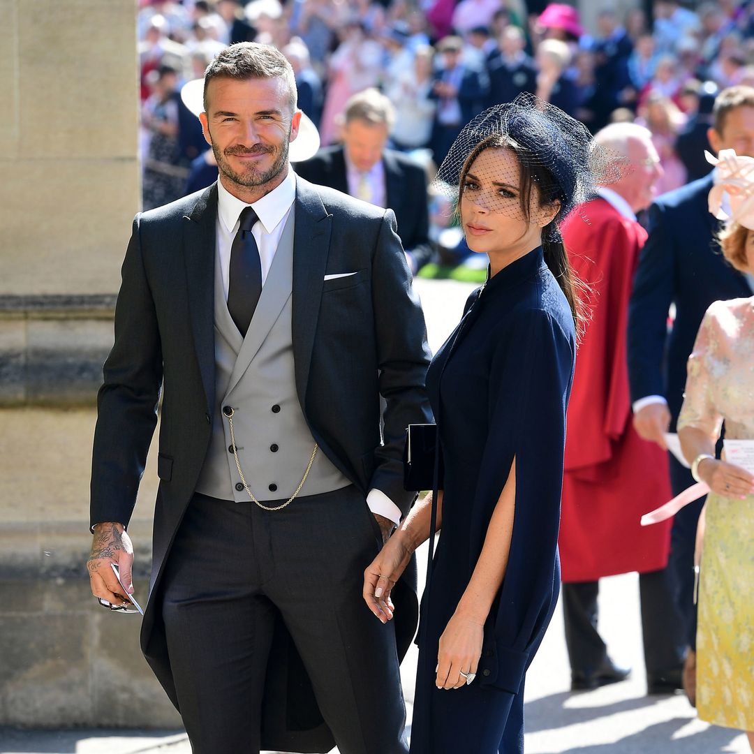 Victoria and David Beckham make surprise appearance alongside royal family