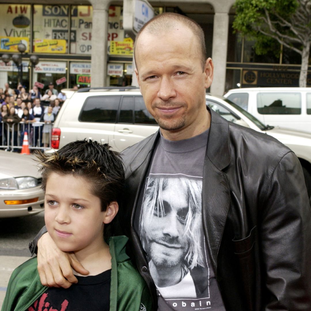 Donnie Wahlberg's sons Xavier and Elijah (respectively)