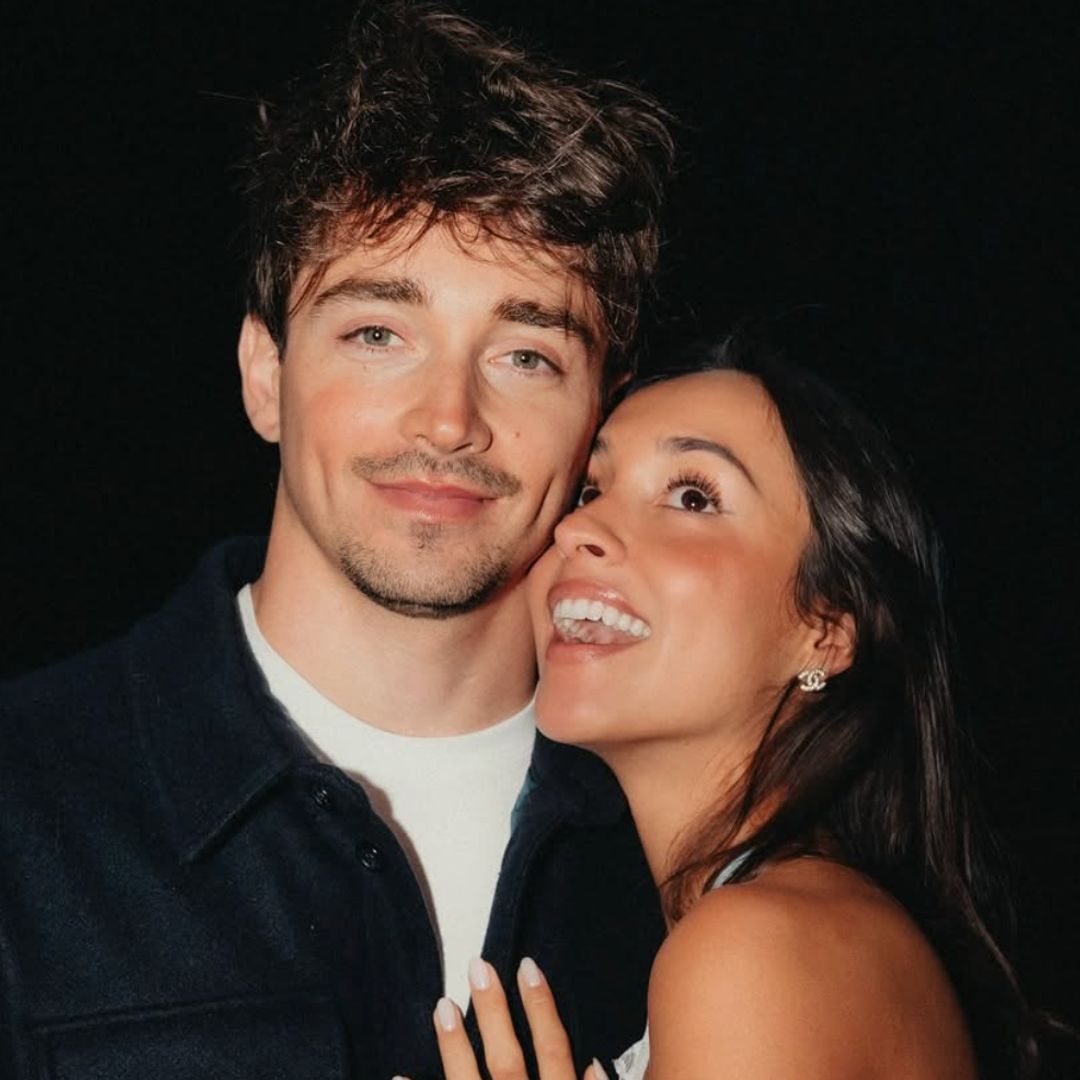 Charles Leclerc's incredible engagement ring for Alexandra Saint Mleux