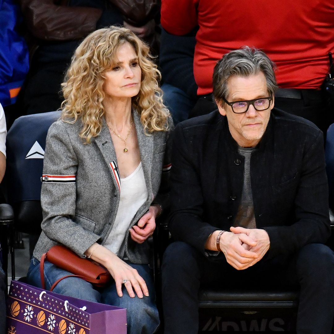 Kevin Bacon cozies up with wife Kyra Sedgwick in rare public outing together