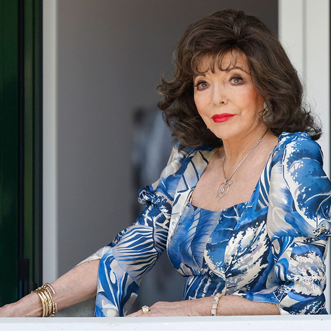 Dame Joan Collins shares rare photo of daughter as she reveals heartbreaking loss