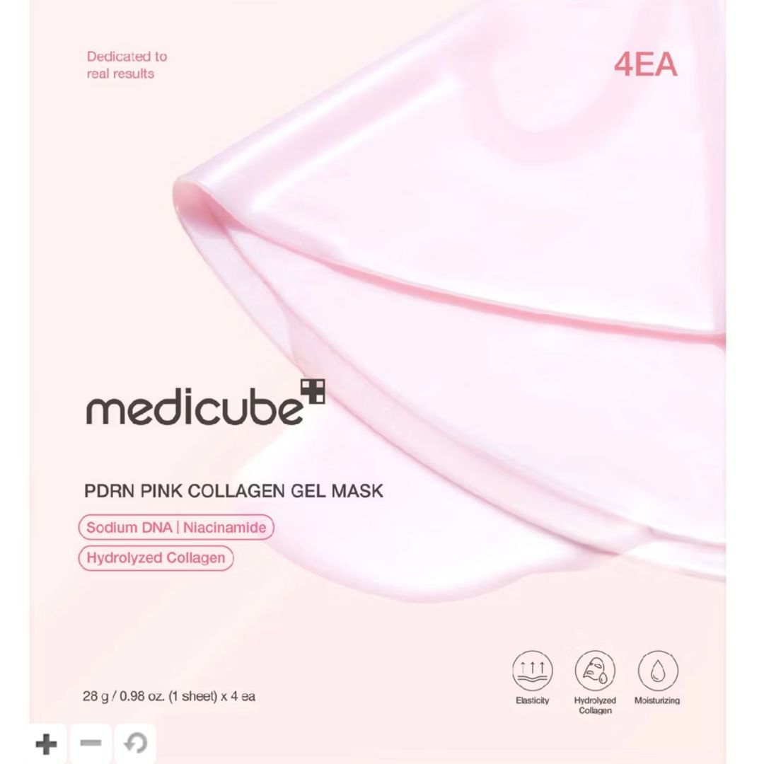 Medicube PDRN Pink Collagen Gel Masks x4