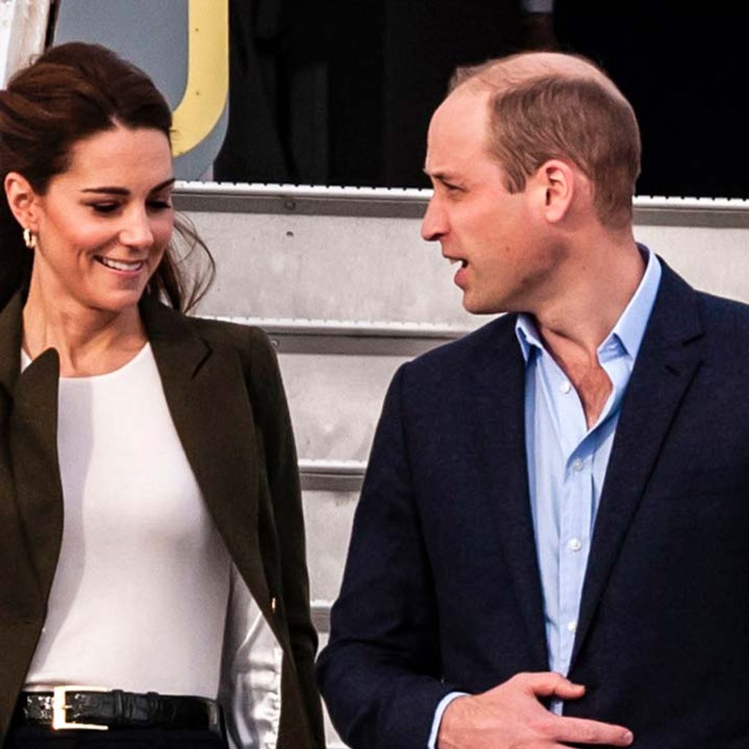 Prince William, Kate Middleton and the children touch down in Scotland for holiday with the Queen