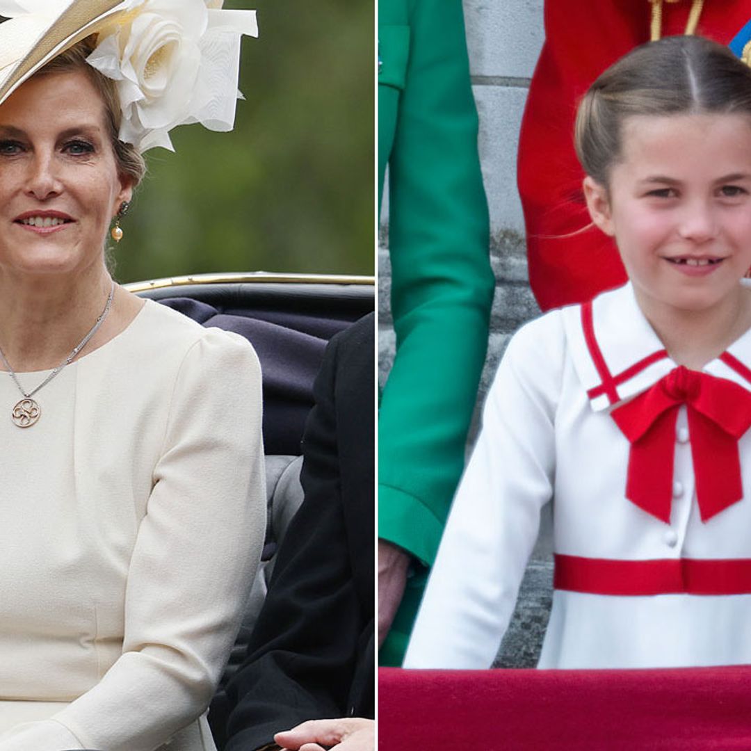 Princess Charlotte and great aunt Duchess Sophie share sweet moment during Trooping