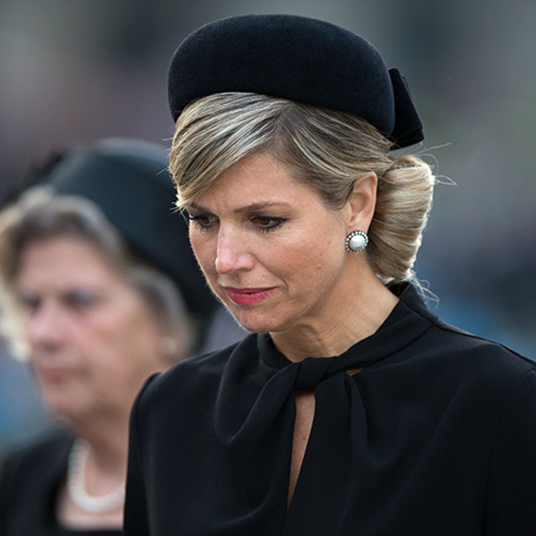 Queen Máxima arrives in Argentina for sister's funeral with King Willem-Alexander and daughters