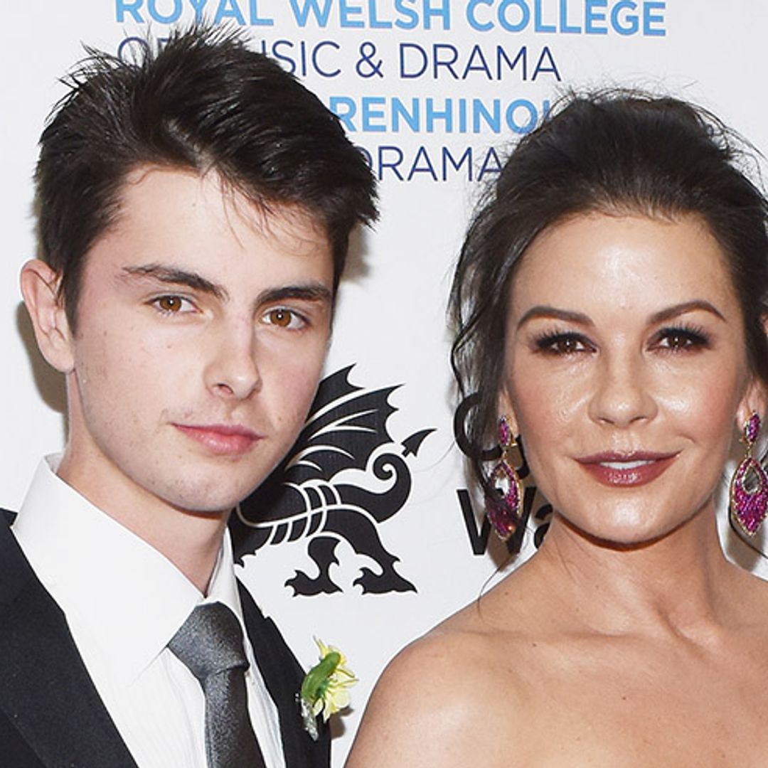 Catherine Zeta-Jones' son is a young Michael Douglas in new photos