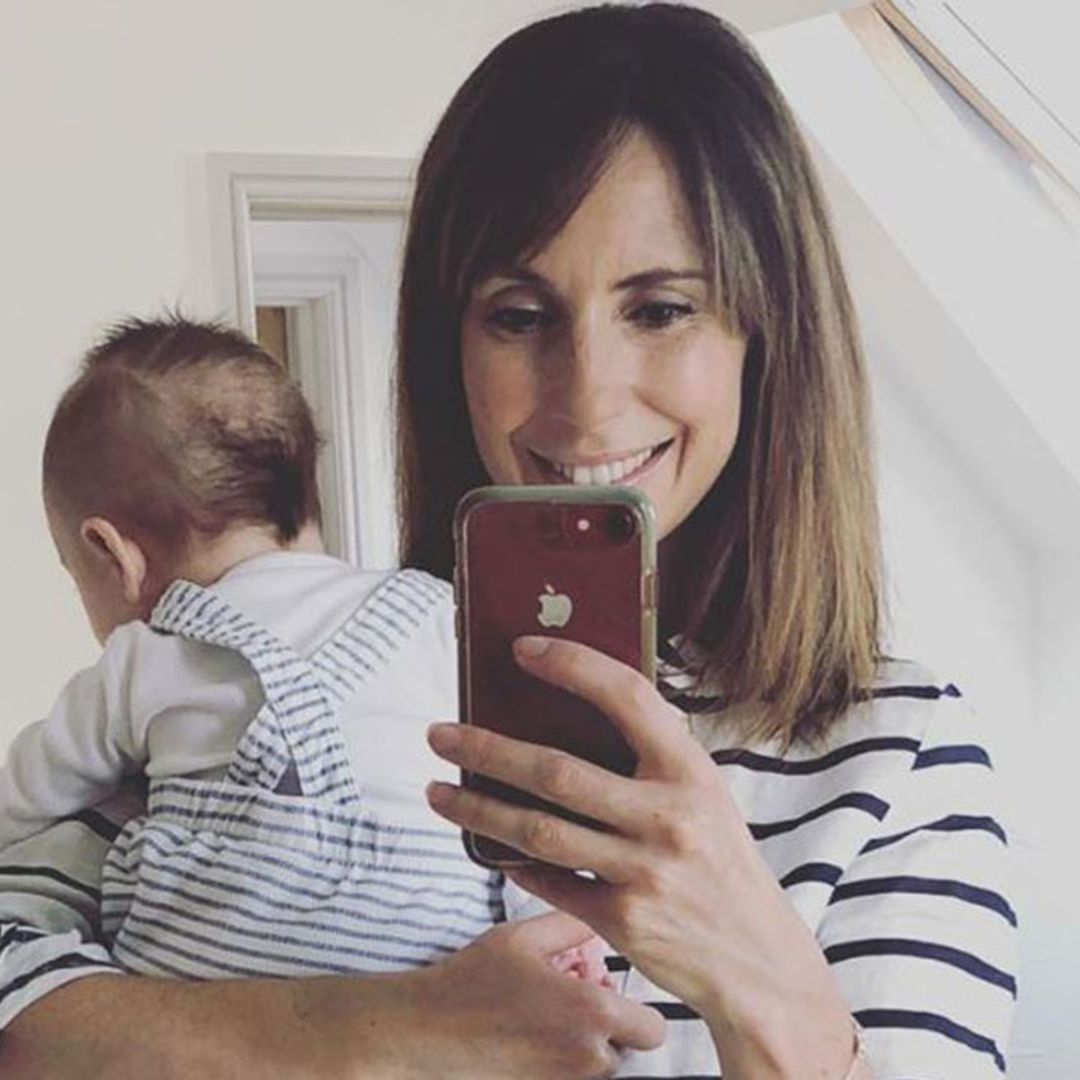 Alex Jones bakes the most indulgent chocolate cake for Kit's first birthday