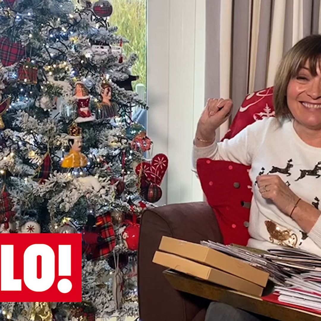 Lorraine Kelly reveals her very unique Christmas tree decorations – video