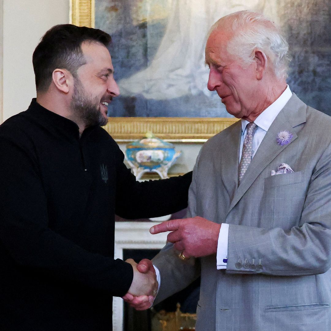 King Charles hosts President Volodymyr Zelenskyy after returning from royal visit