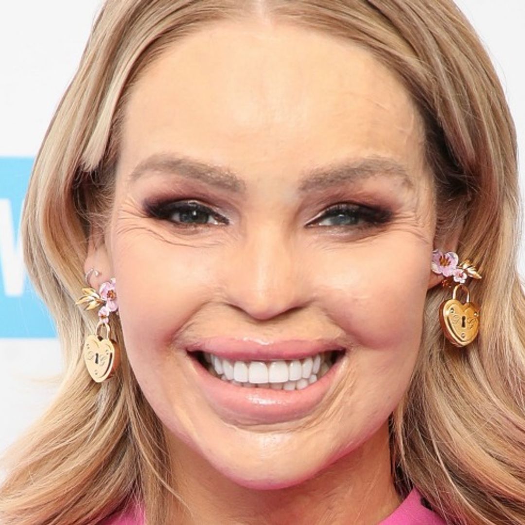 Katie Piper stuns in bright red high street outfit