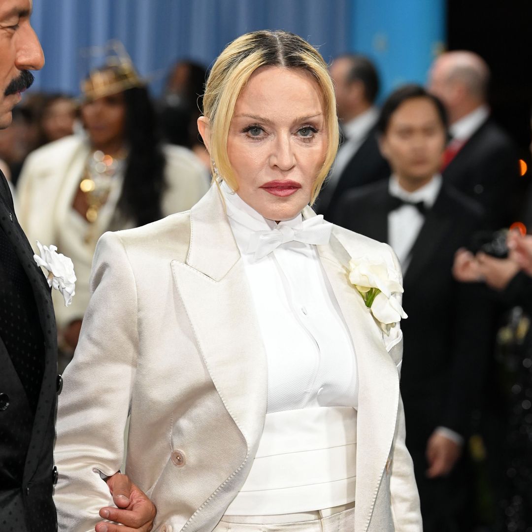 madonna white suit