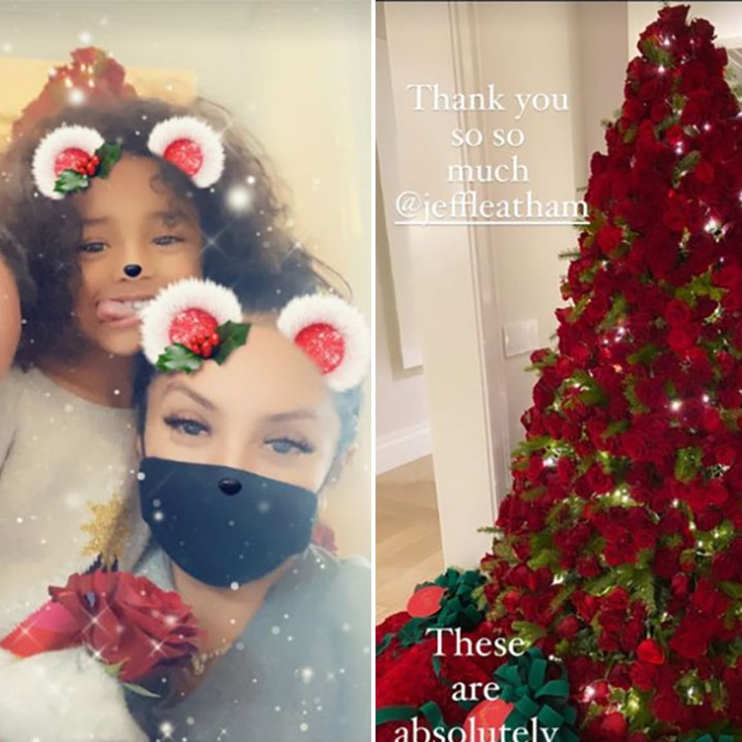 Vanessa Bryant in tears over Christmas tree made of red roses from Kobe Bryant