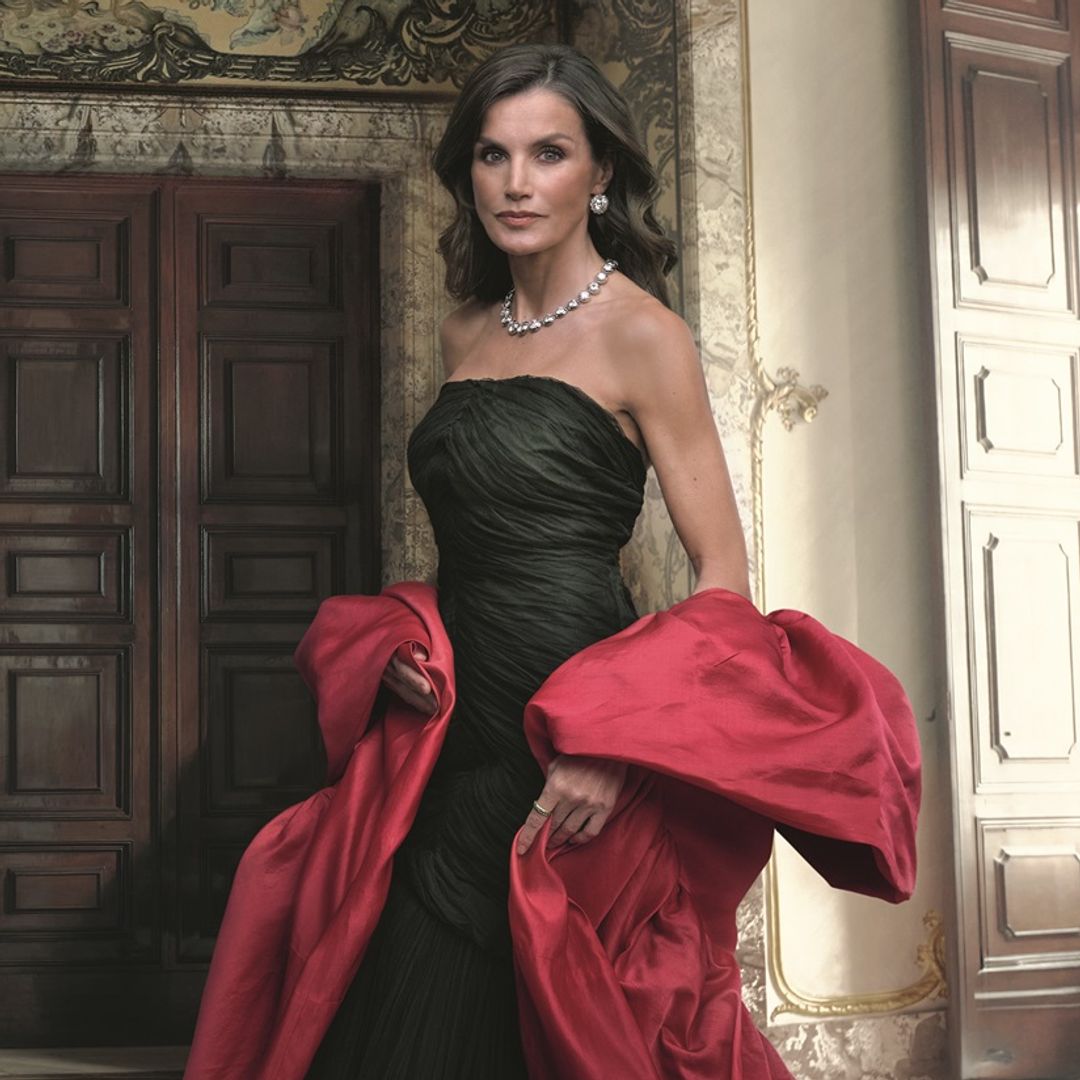 Queen Letizia looks incredible in strapless gown in new portraits 