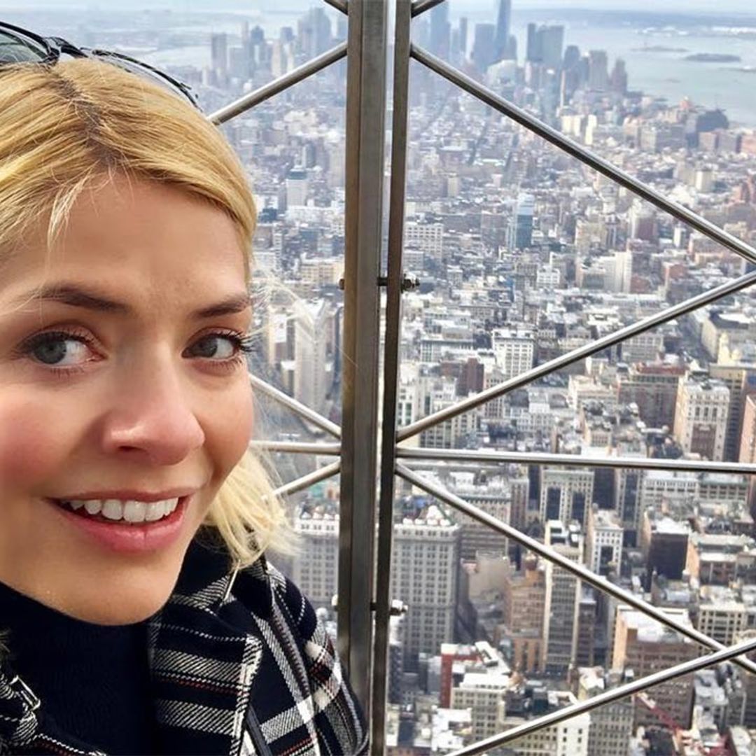 Holly Willoughby shares rare snap of her three children in New York and reveals fun reason behind trip