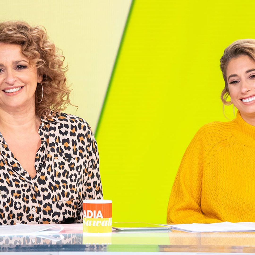Loose Women's Nadia Sawalha lends Stacey Solomon a helping hand with cooking