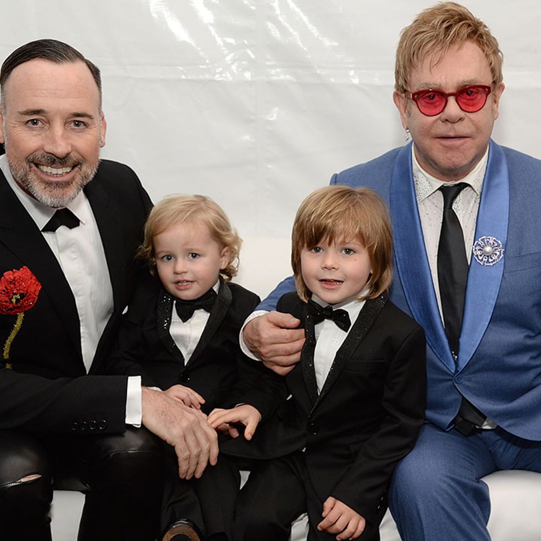 Elton John celebrates incredible achievement with help from his sons