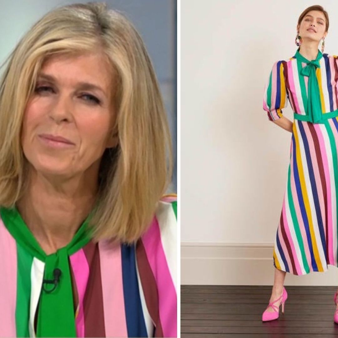 Kate Garraway wears the rainbow in stunning Boden dress for latest GMB appearance
